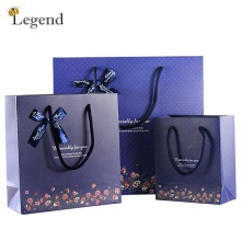 Wholesale Custom Printing Christmas Gift Bags with Bows