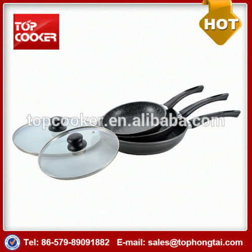 Forged Aluminum Marble Coated Fry Pan