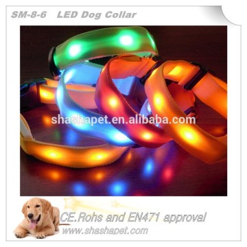 Factory wholesales Led pet collar with led dog collar