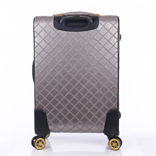 High Quality Waterproof PU Customized 4 Wheels Luggage