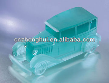 Natural crystal car model