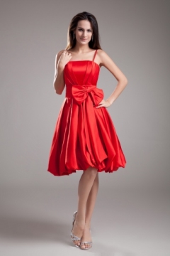 Apple Red Bridesmaid Dresses