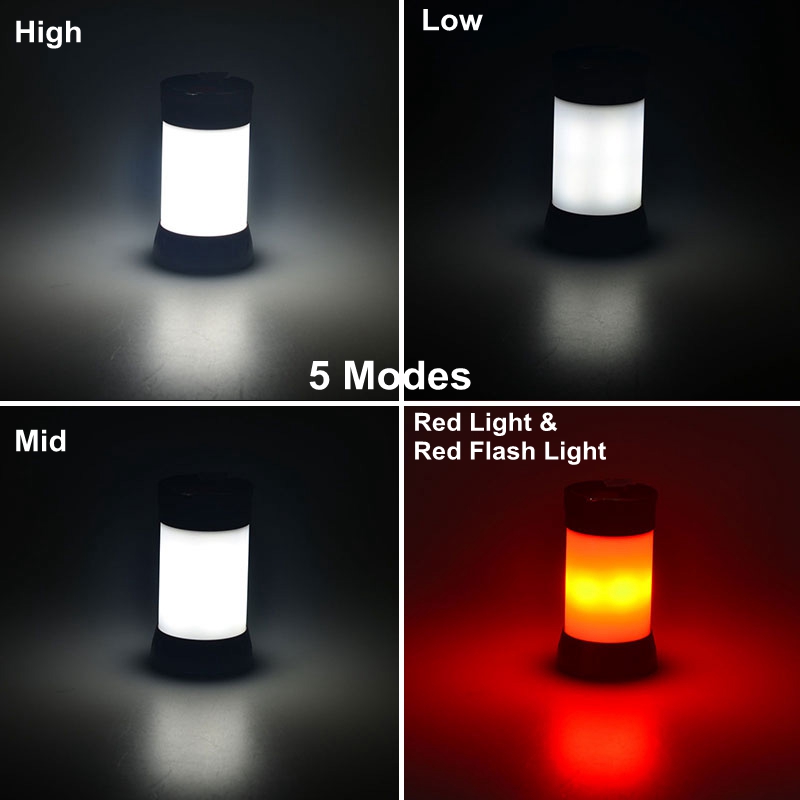 Outdoor camping lamps and lanterns usb rechargeable led lantern light