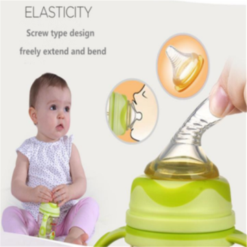 Enhanced Infant Silicone Teat Bottle Nipple Wide L