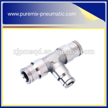 union tee brass pneumatic air quick fitting push in fitting brass metal camozzi stardard auto parts truck parts accessory