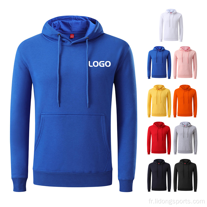 Sweat-shirt coloré unisexe de haute qualité Hooded