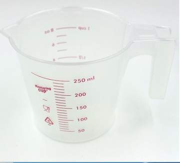 PP 205ML transparent measuring cups, hot sale cups