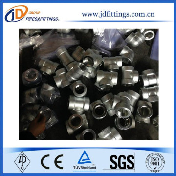 Black Carbon Steel Forged Pipe Fitting
