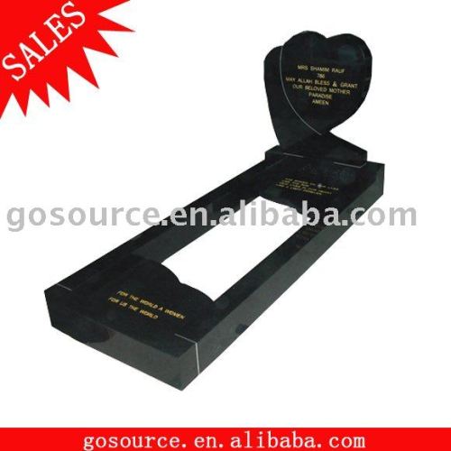 England black granite tombstone