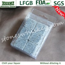 Natural whisky stone in PVC box | whisky on rock | rock whisky stone