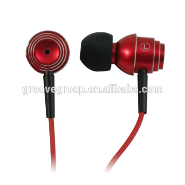 cellphone metal earbud high quality and colorful cellphone metal earbud