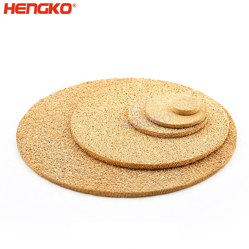 Sintered 20 60 micron porous filter metal brass bronze stainless steel plate sheet