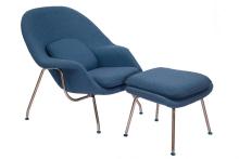 Eero Saarinen Womb Chair & Ottoman Replica