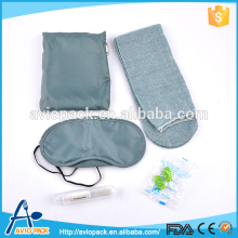 Small portable airline products amenity kits for inflight travel