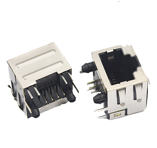 1X1 Port shield Jack modulare con EMI