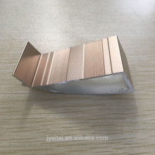 silver sandblasting anodizing aluminium profile