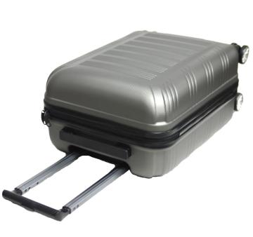 Alloy trolley luggage with 4 wheels