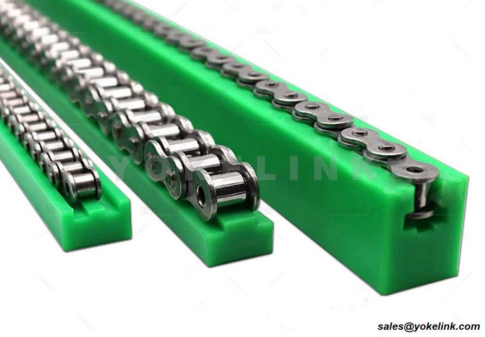 UHMWPE (Ultra-nagy molekulatömegű polietilén) láncvezető sín (7) UHMWPE (Ultra-High Molecular Weight Polyethylene) chain guide rail (7)