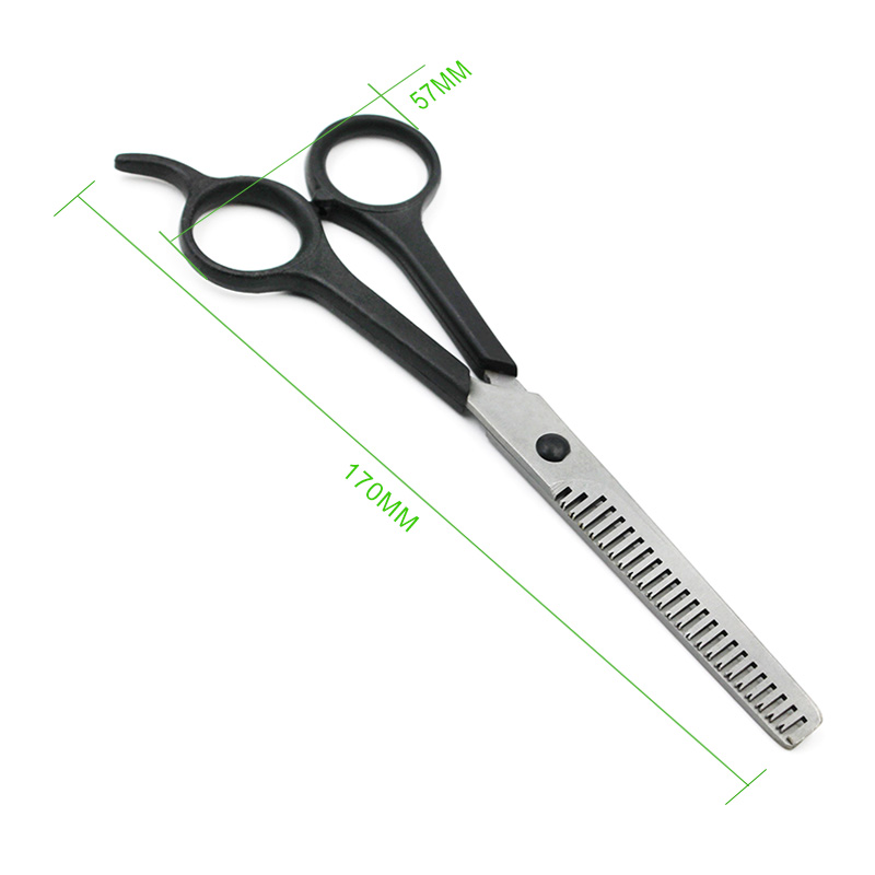 Plastic Handle Dog Cat Hair Cutting Beauty Grooming Thinning Scissors for Pet