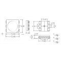 5050 LED Зебоӣ LED баланд дурахшон 620nm + 590nm + 525nm