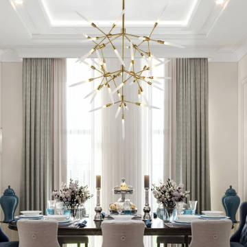 Kitchen Gold Lamps Home Decor Luxury Living Room