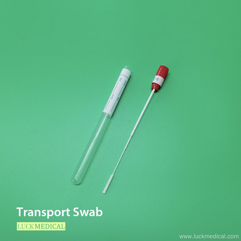 Sterilized Sampling Transport Swabs Flocking Nasal Swab FDA