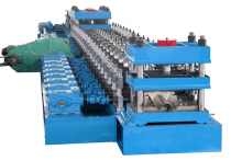 Freeway guardrail roll forming machine