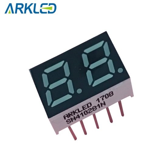 0.28 inch Two Digits LED Display blue color