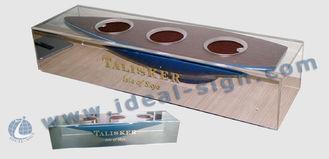 Talisker Boat Shape Beer Liquor Bottle Display For Business