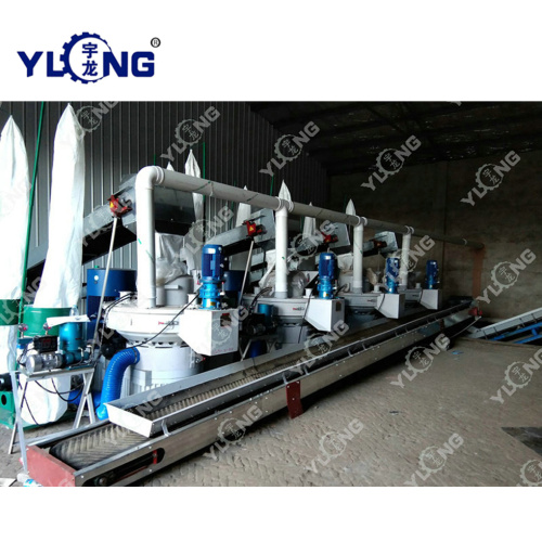 Pine Beech Hard Wood Lengkap Biomass Pellet Line