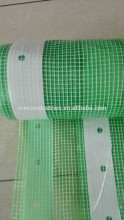 Scaffold green plastic sheeting
