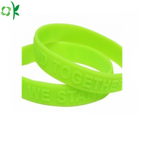 Pulseira de silicone de promoção de alta qualidade para venda