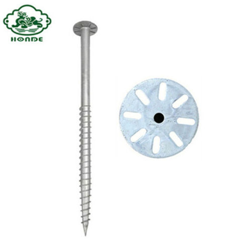 Metal Q235 Steel Screw Piles With Flange