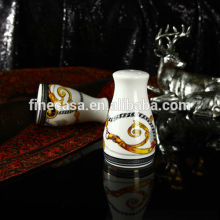 Luxury Fine Bone China Ceramic Salt and Pepper Holder of Knight