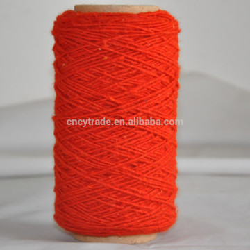 Hottest!!! 2014 recycled carpet acrylic cotton polyester blended regenerated acrylic yarn for carpet