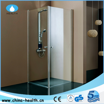 90x90 double stainless steel shower cabin door EBN399