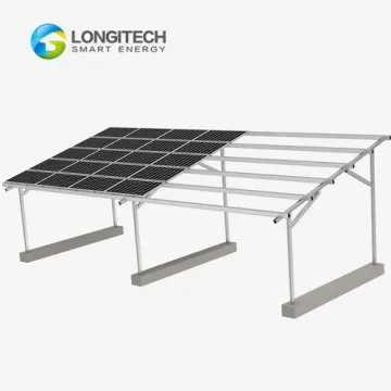 Ground Structure Aluminum PV Carport System Solar Mounting