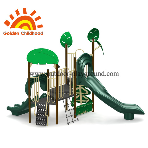 Forest Style Outdoor Playgrounnd Equipment Untuk Anak-Anak