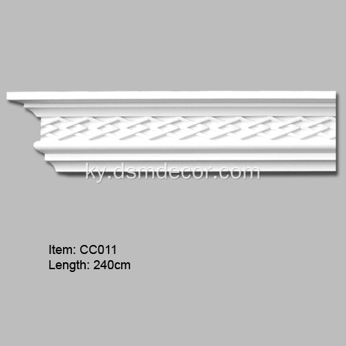 Жогорку сапаттагы PU Corner Cornice Moldings