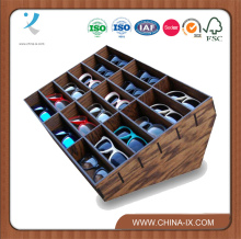 Custom Wooden Display Case Retail Sunglasses Display Case