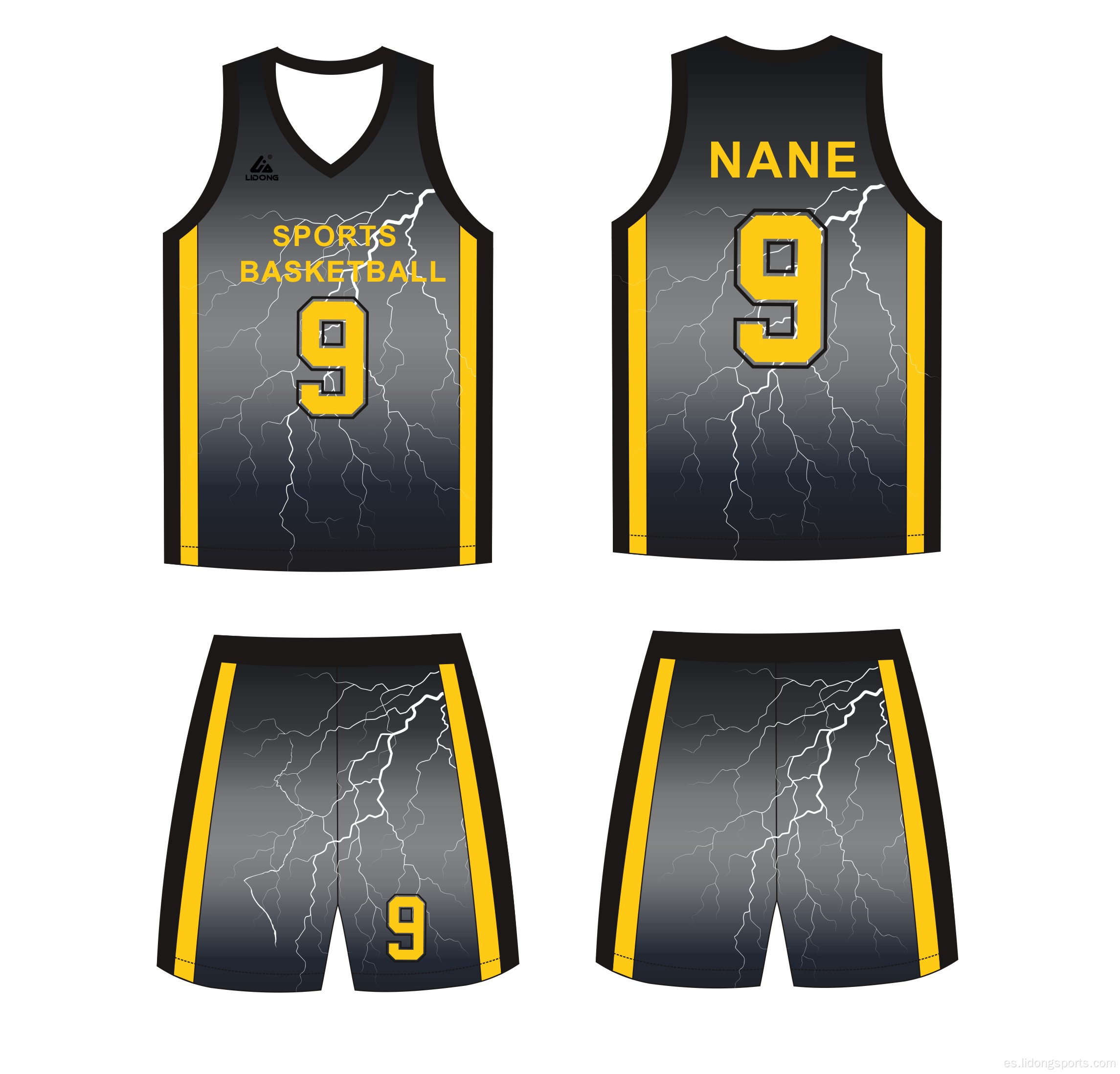 Baloncesto Uniforme de diseño Basketball Jersey Logo Design