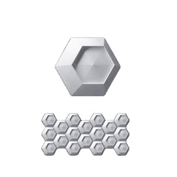 Silicone Mold for 3D Plaster Wall Panels