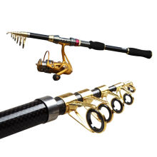 Spincasting Fishing Rod and Reel Set Telescopic Fishing Rod Reel Combo Kits