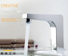 Deck Mounted Touch Switch Basin Faucet