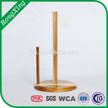 Acacia wood paper rack