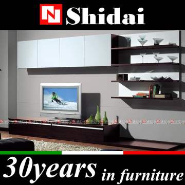 E-41 lcd tv wall unit designs / design led tv unit / high gloss tv unit