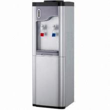 Hot and cold compressor cooling with refrigerator with water dispenser