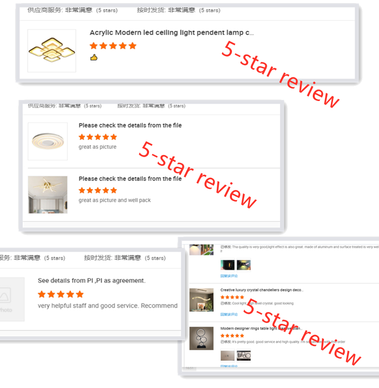 New style chandelier led pendant light creative rectangular dining table hanging lamp