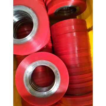 Rodas de rolos de acionamento de uretano de papel de etiqueta personalizada