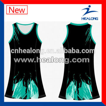 custom sublimate youth netball jersey